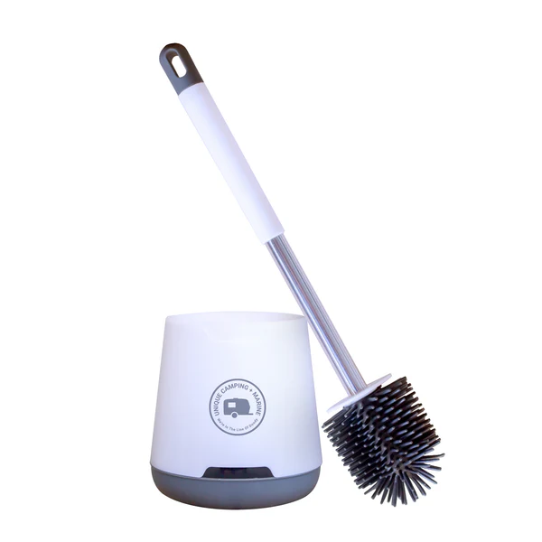 RV Toilet Brush + Drip Tray and Holder